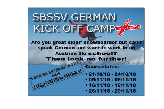 SBSSV Kick Off Camp date